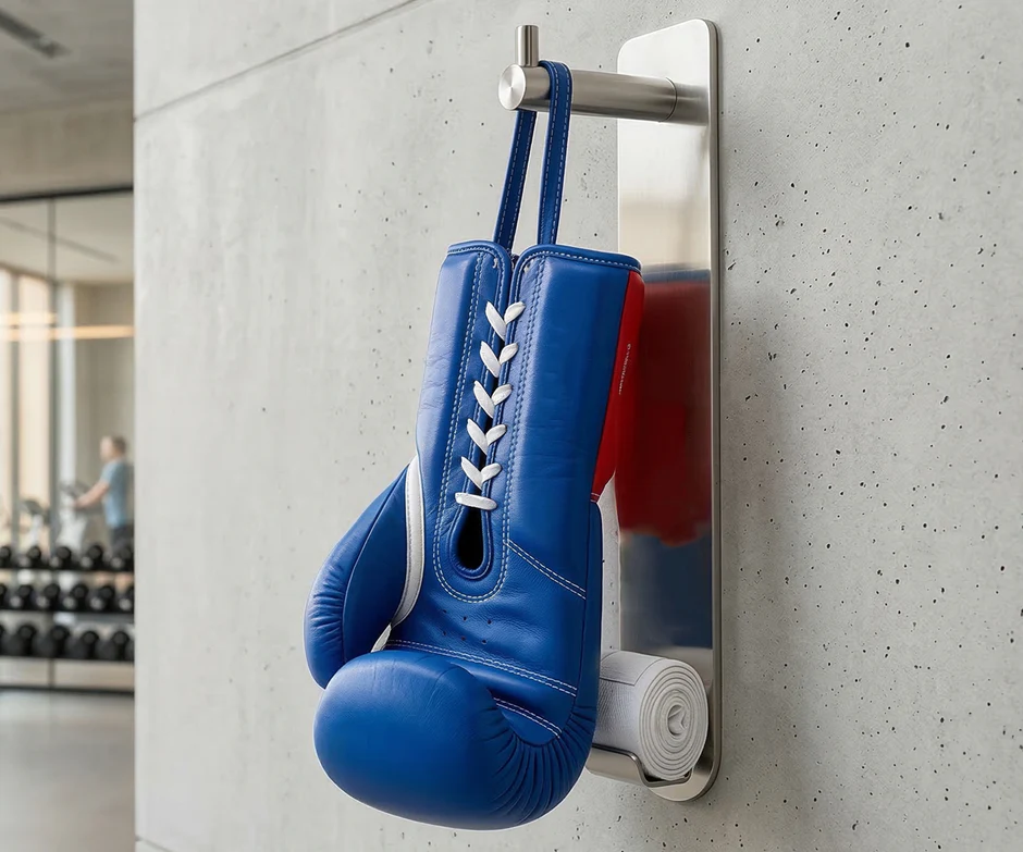 premium blue lace up boxing gloves sparring training
